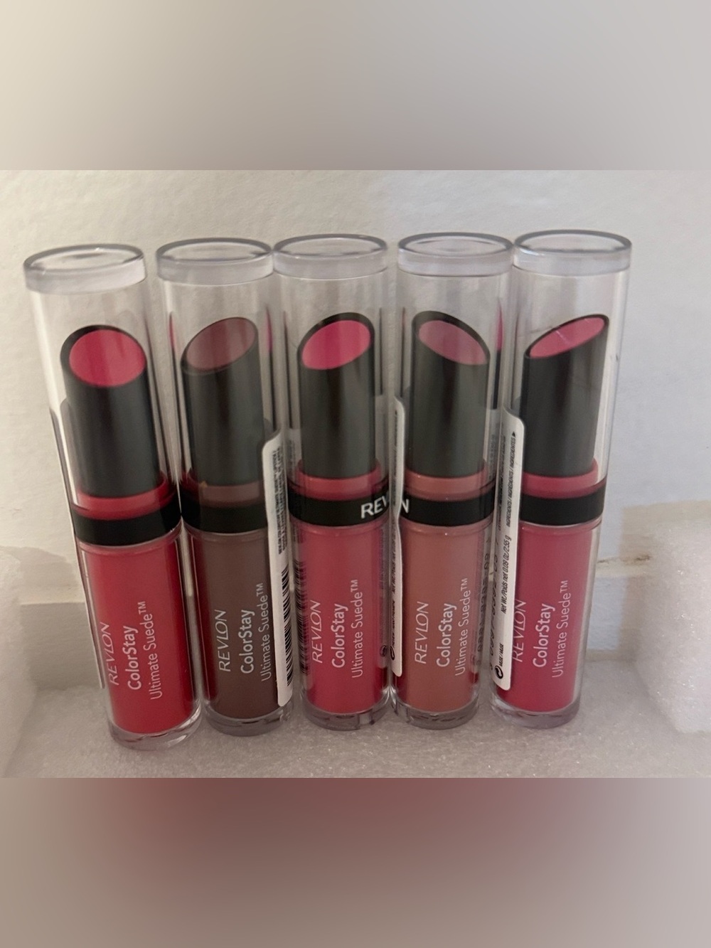 Revlon ColorStay Ultimate Suede lips Set — Pink, Rose & Mauve Tones